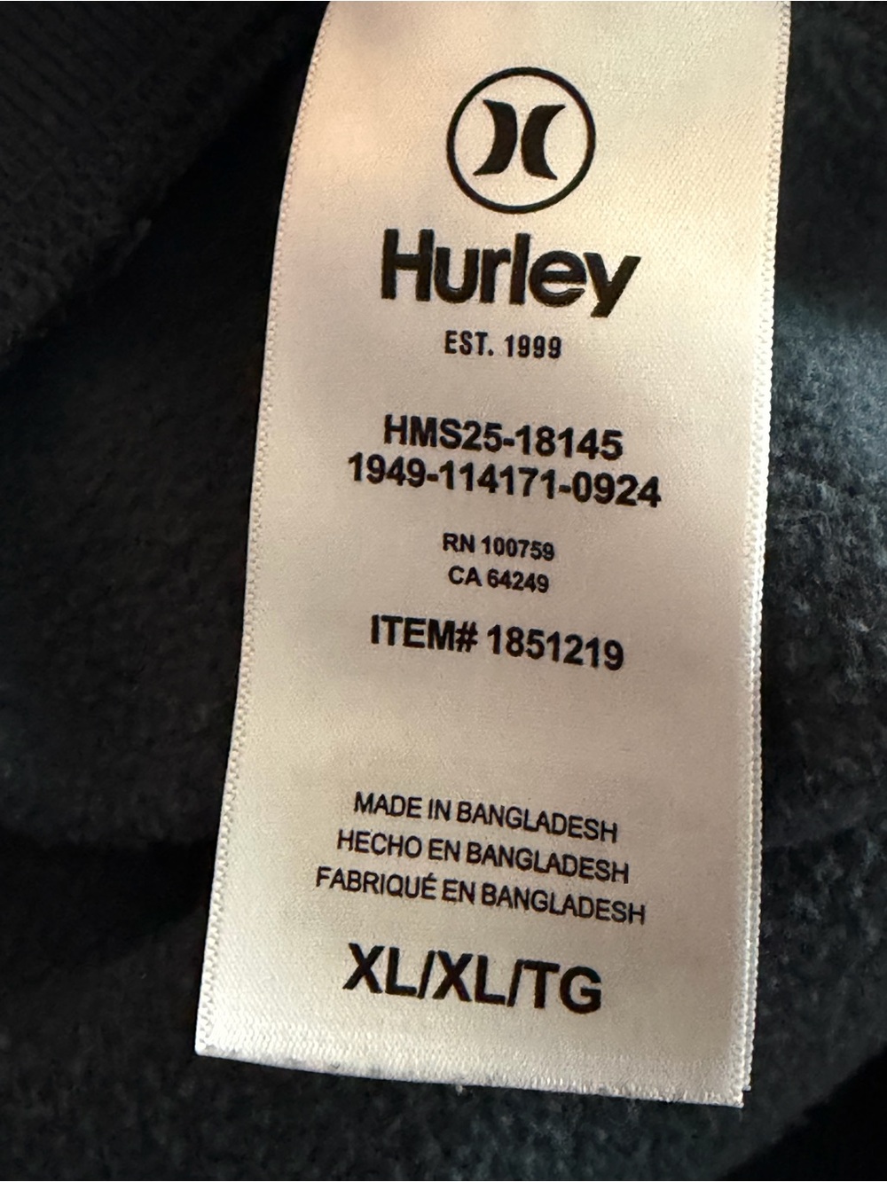 Hurley Men's Jogger Sweatpants - Picture 4 of 7
